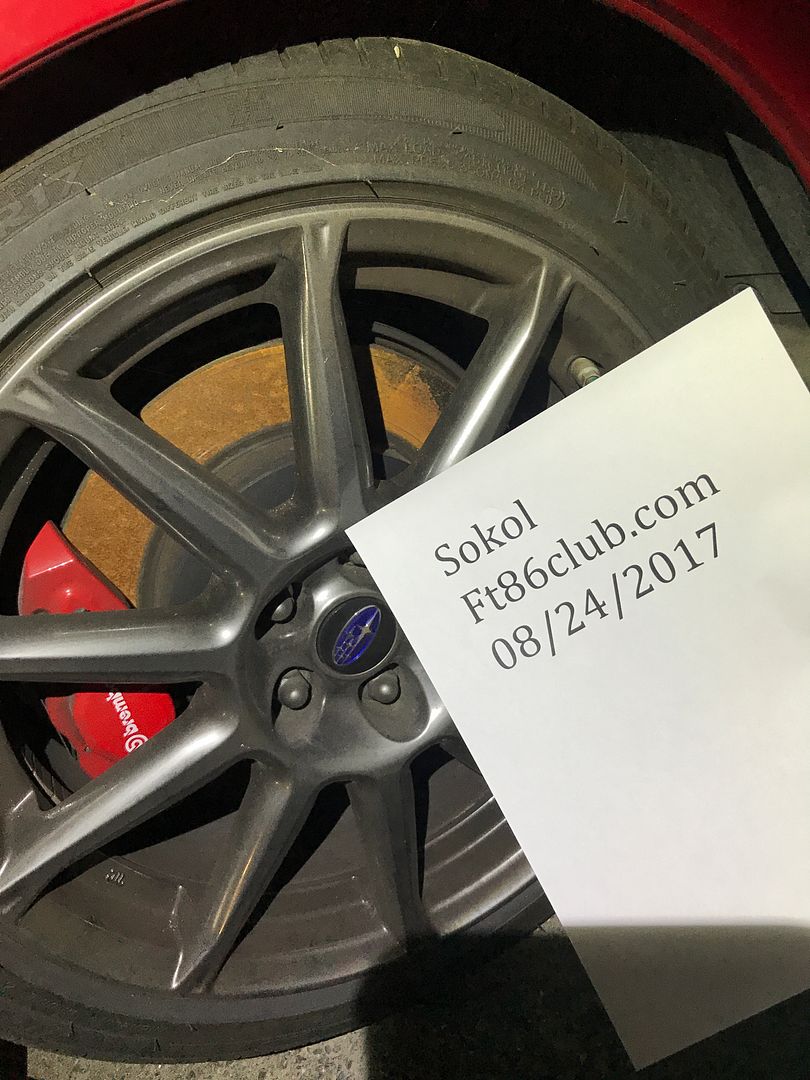 FS; Brembo Brakes Performance PCKG 900 miles brz/frs Toyota GR86, 86